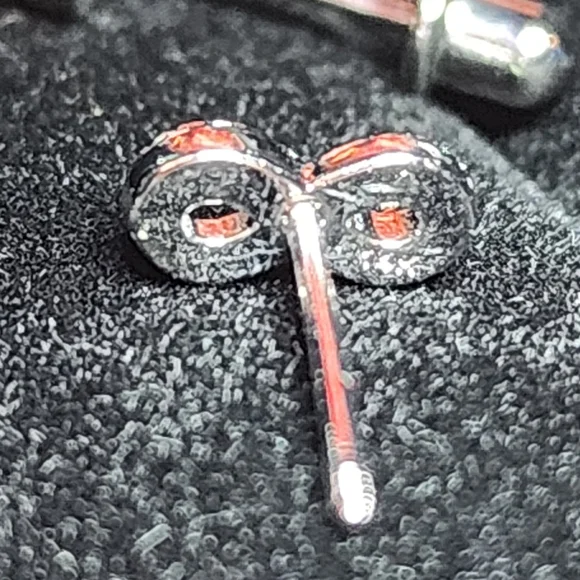 Kay Jewelers 14k White Gold & Diamond Infinity Earrings - Picture 6 of 7